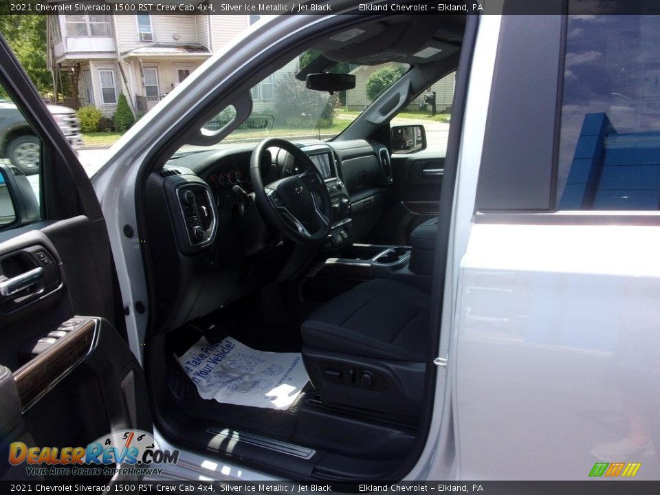 2021 Chevrolet Silverado 1500 RST Crew Cab 4x4 Silver Ice Metallic / Jet Black Photo #14