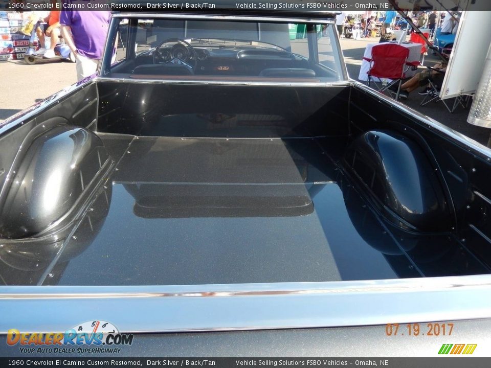 1960 Chevrolet El Camino Custom Restomod Dark Silver / Black/Tan Photo #11