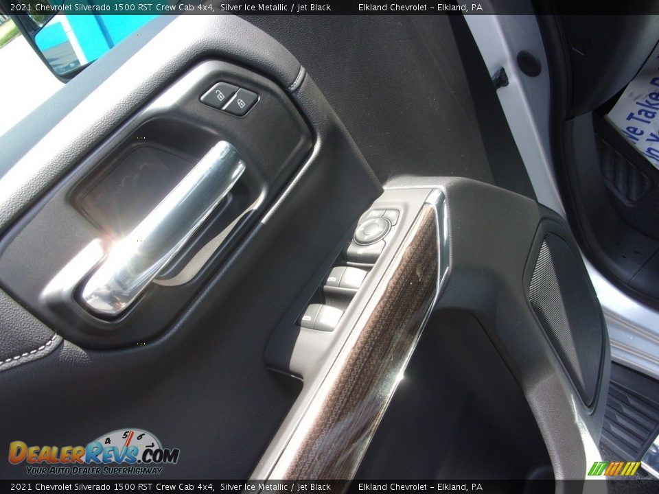 2021 Chevrolet Silverado 1500 RST Crew Cab 4x4 Silver Ice Metallic / Jet Black Photo #17