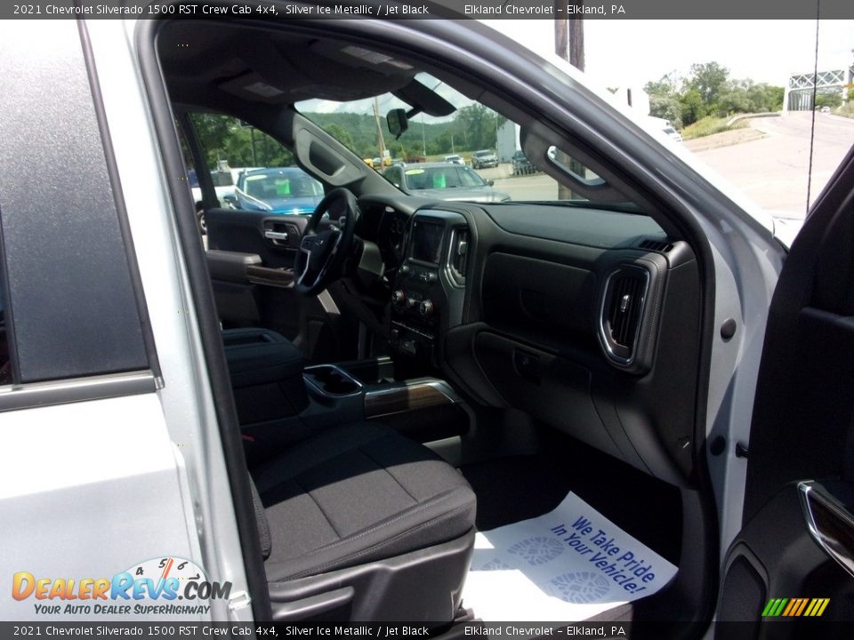 2021 Chevrolet Silverado 1500 RST Crew Cab 4x4 Silver Ice Metallic / Jet Black Photo #18