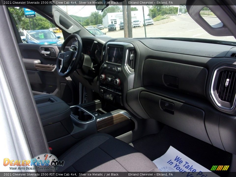 2021 Chevrolet Silverado 1500 RST Crew Cab 4x4 Silver Ice Metallic / Jet Black Photo #19