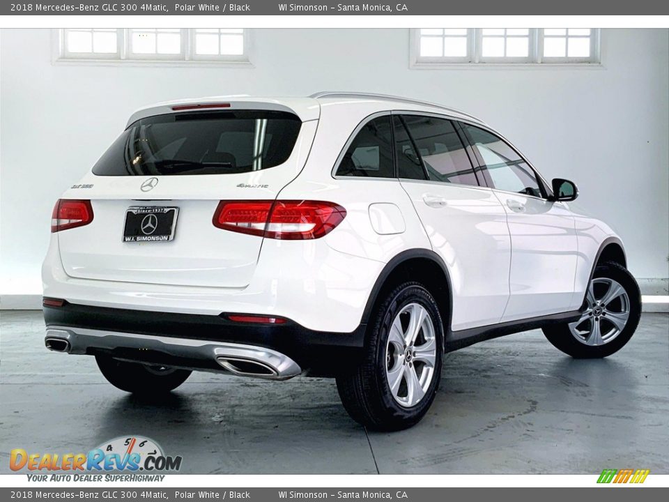 2018 Mercedes-Benz GLC 300 4Matic Polar White / Black Photo #13