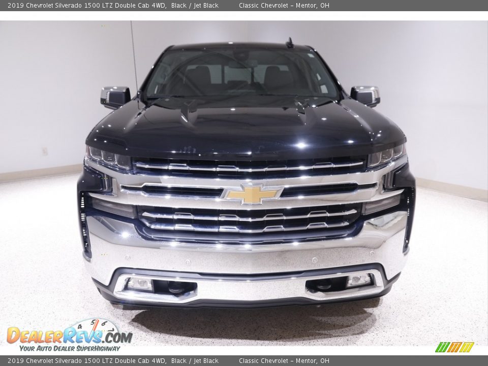 2019 Chevrolet Silverado 1500 LTZ Double Cab 4WD Black / Jet Black Photo #2