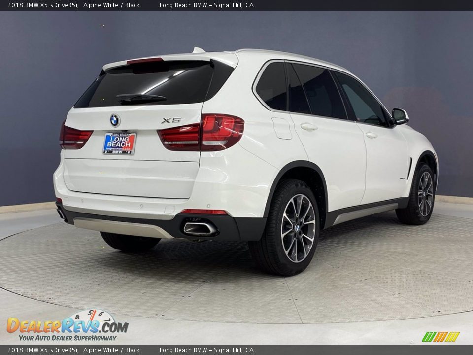 2018 BMW X5 sDrive35i Alpine White / Black Photo #5