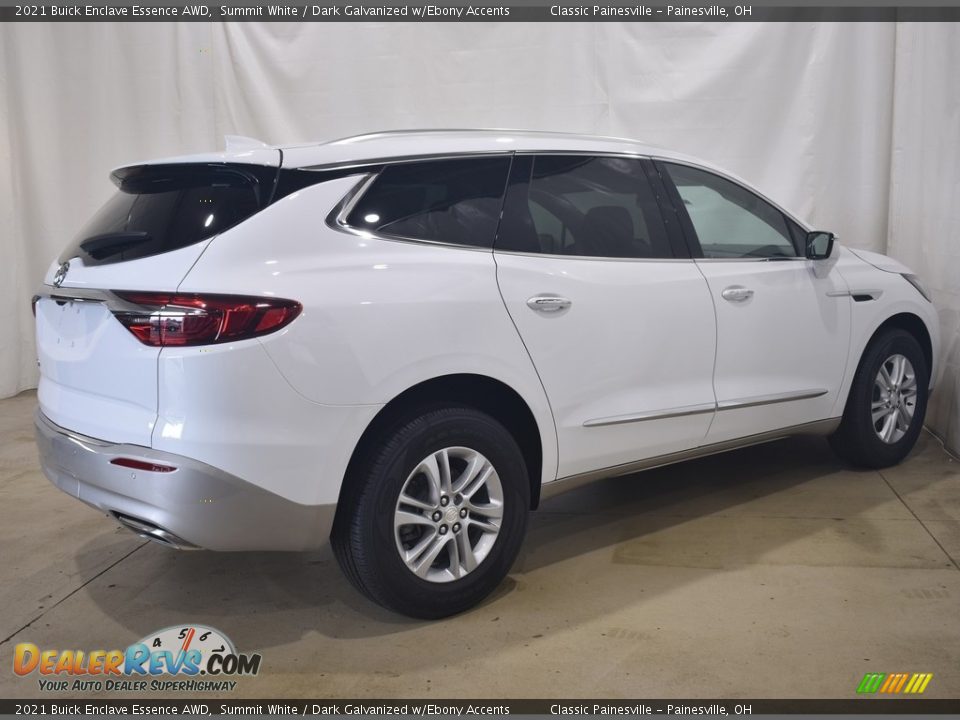 2021 Buick Enclave Essence AWD Summit White / Dark Galvanized w/Ebony Accents Photo #2