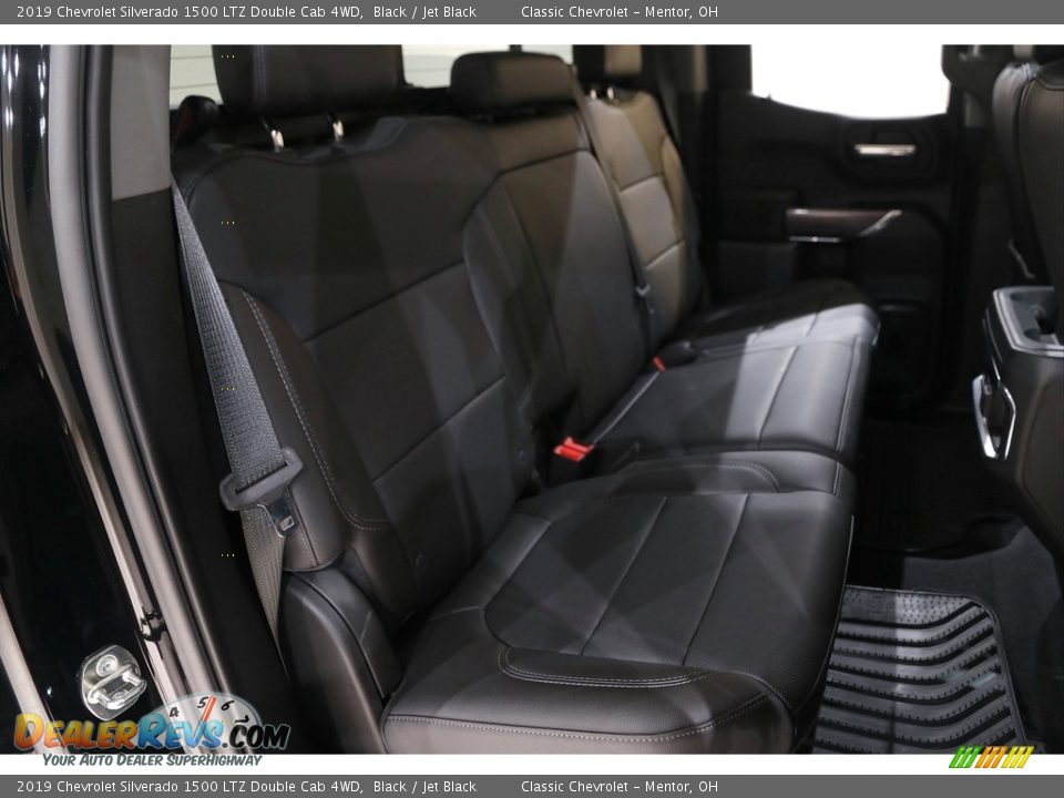 2019 Chevrolet Silverado 1500 LTZ Double Cab 4WD Black / Jet Black Photo #17