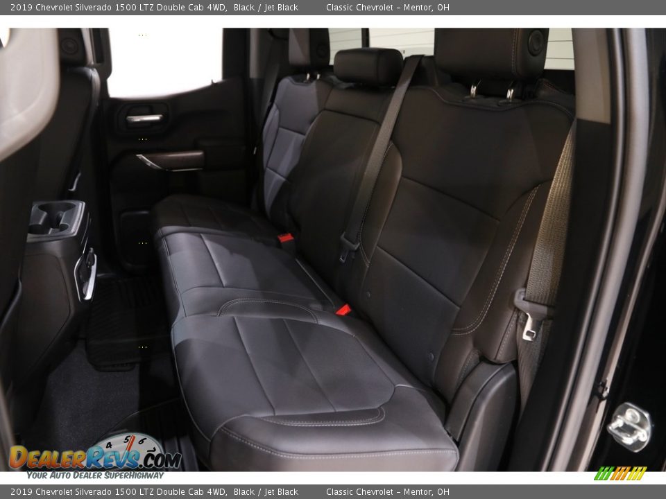 2019 Chevrolet Silverado 1500 LTZ Double Cab 4WD Black / Jet Black Photo #18
