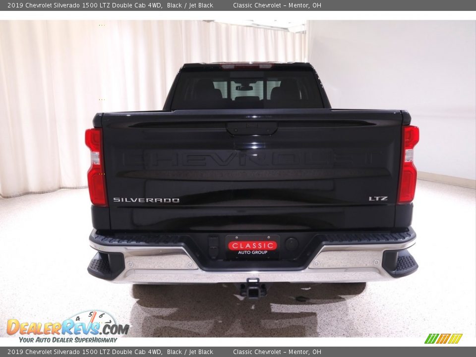 2019 Chevrolet Silverado 1500 LTZ Double Cab 4WD Black / Jet Black Photo #19