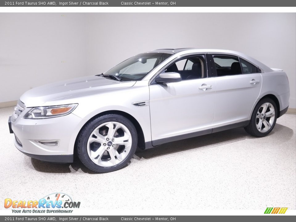 2011 Ford Taurus SHO AWD Ingot Silver / Charcoal Black Photo #3