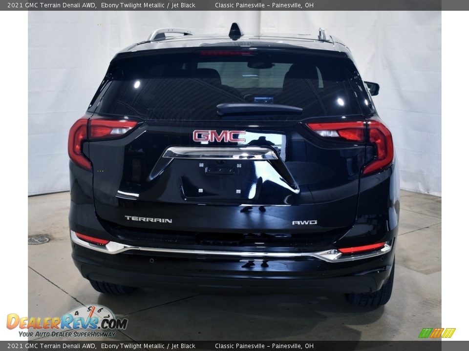 2021 GMC Terrain Denali AWD Ebony Twilight Metallic / Jet Black Photo #3