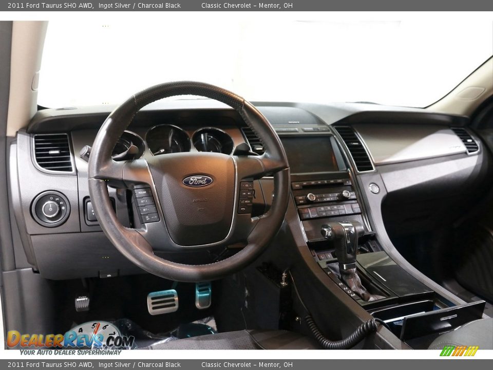 2011 Ford Taurus SHO AWD Ingot Silver / Charcoal Black Photo #6