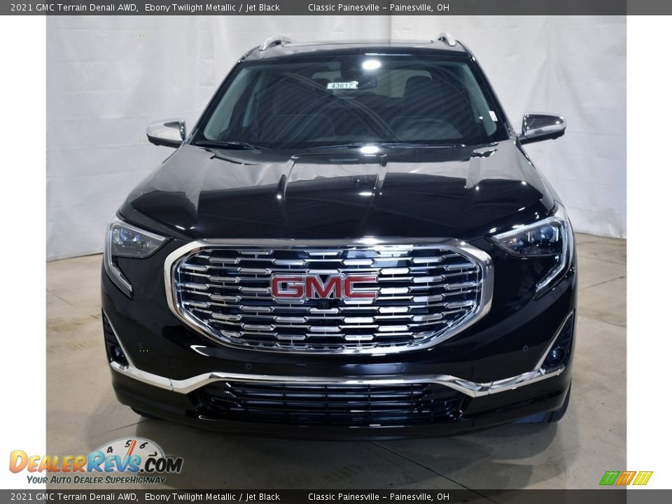 2021 GMC Terrain Denali AWD Ebony Twilight Metallic / Jet Black Photo #4