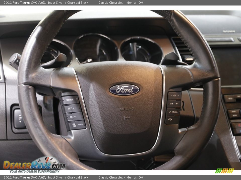 2011 Ford Taurus SHO AWD Ingot Silver / Charcoal Black Photo #7