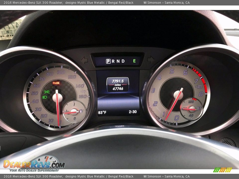 2016 Mercedes-Benz SLK 300 Roadster Gauges Photo #18