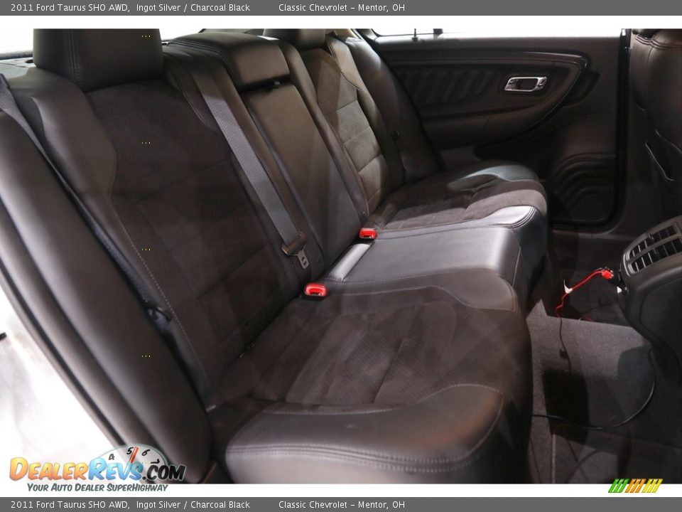 2011 Ford Taurus SHO AWD Ingot Silver / Charcoal Black Photo #17