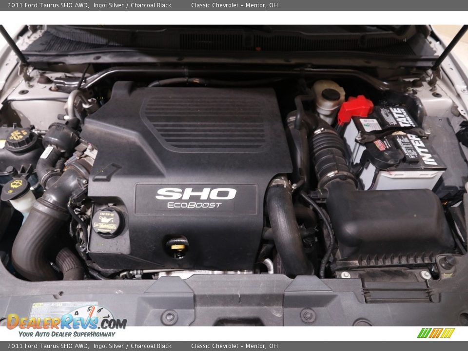2011 Ford Taurus SHO AWD Ingot Silver / Charcoal Black Photo #20