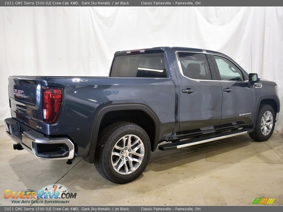 2021 GMC Sierra 1500 SLE Crew Cab 4WD Dark Sky Metallic / Jet Black Photo #2