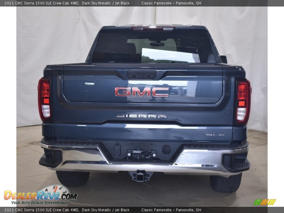 2021 GMC Sierra 1500 SLE Crew Cab 4WD Dark Sky Metallic / Jet Black Photo #3