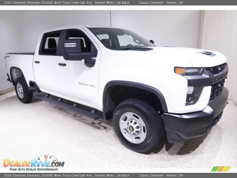2020 Chevrolet Silverado 2500HD Work Truck Crew Cab 4x4 Summit White / Jet Black Photo #1
