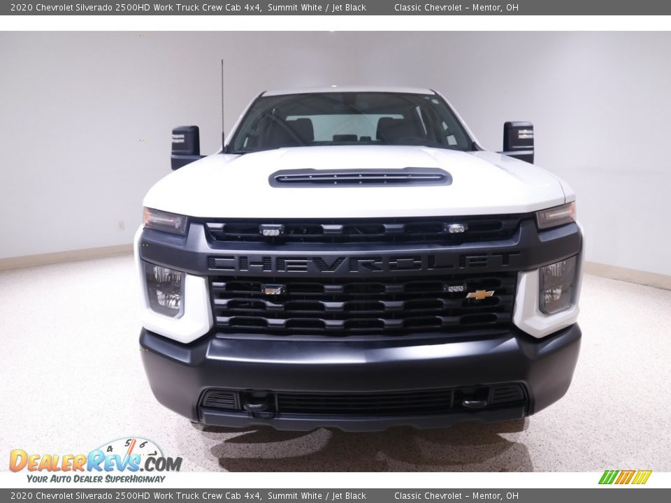 2020 Chevrolet Silverado 2500HD Work Truck Crew Cab 4x4 Summit White / Jet Black Photo #2