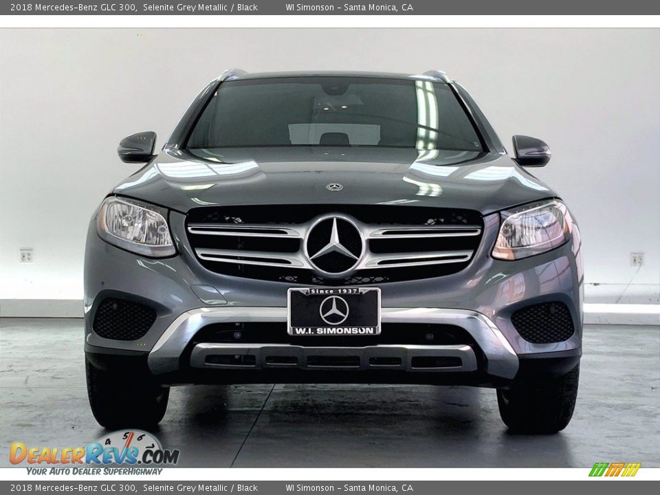 2018 Mercedes-Benz GLC 300 Selenite Grey Metallic / Black Photo #2