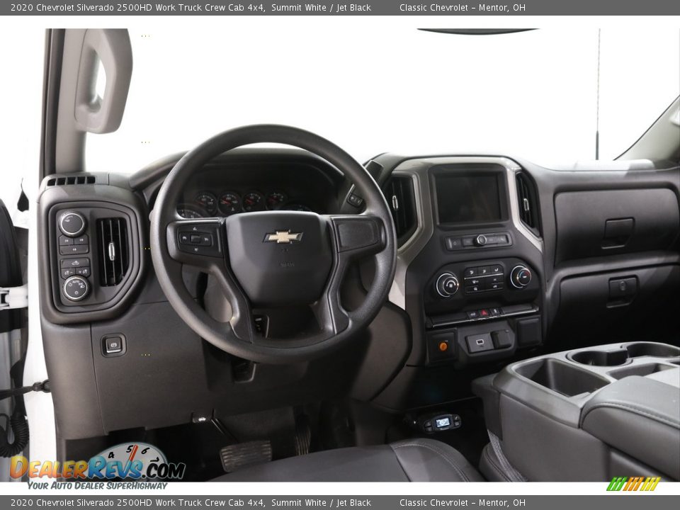 2020 Chevrolet Silverado 2500HD Work Truck Crew Cab 4x4 Summit White / Jet Black Photo #7