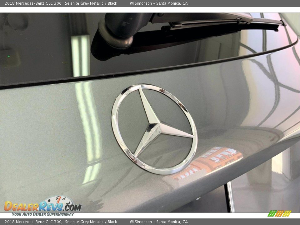 2018 Mercedes-Benz GLC 300 Selenite Grey Metallic / Black Photo #7