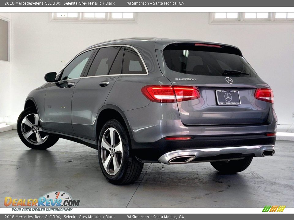 2018 Mercedes-Benz GLC 300 Selenite Grey Metallic / Black Photo #10