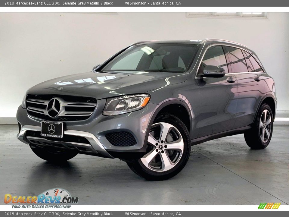 2018 Mercedes-Benz GLC 300 Selenite Grey Metallic / Black Photo #12