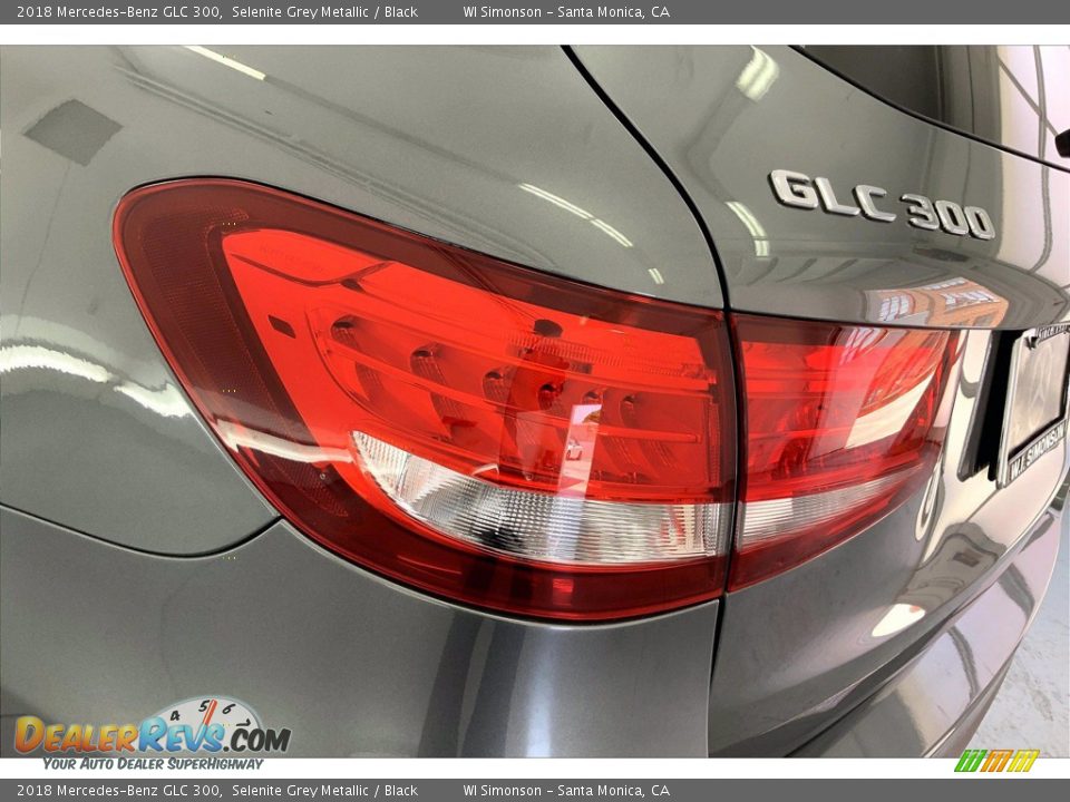 2018 Mercedes-Benz GLC 300 Selenite Grey Metallic / Black Photo #29