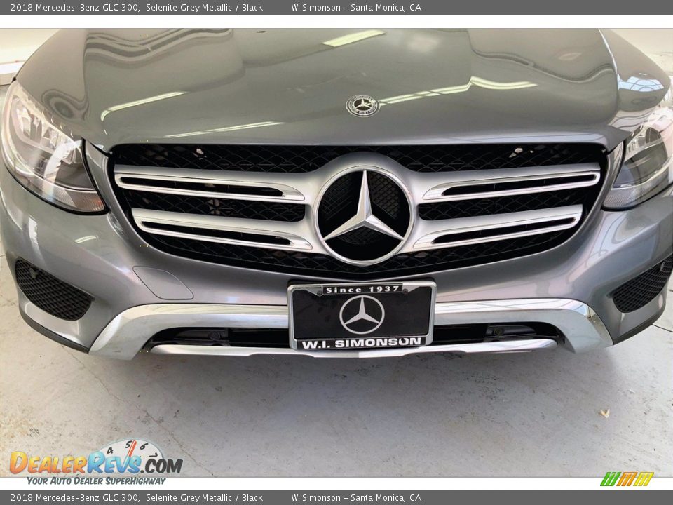 2018 Mercedes-Benz GLC 300 Selenite Grey Metallic / Black Photo #30