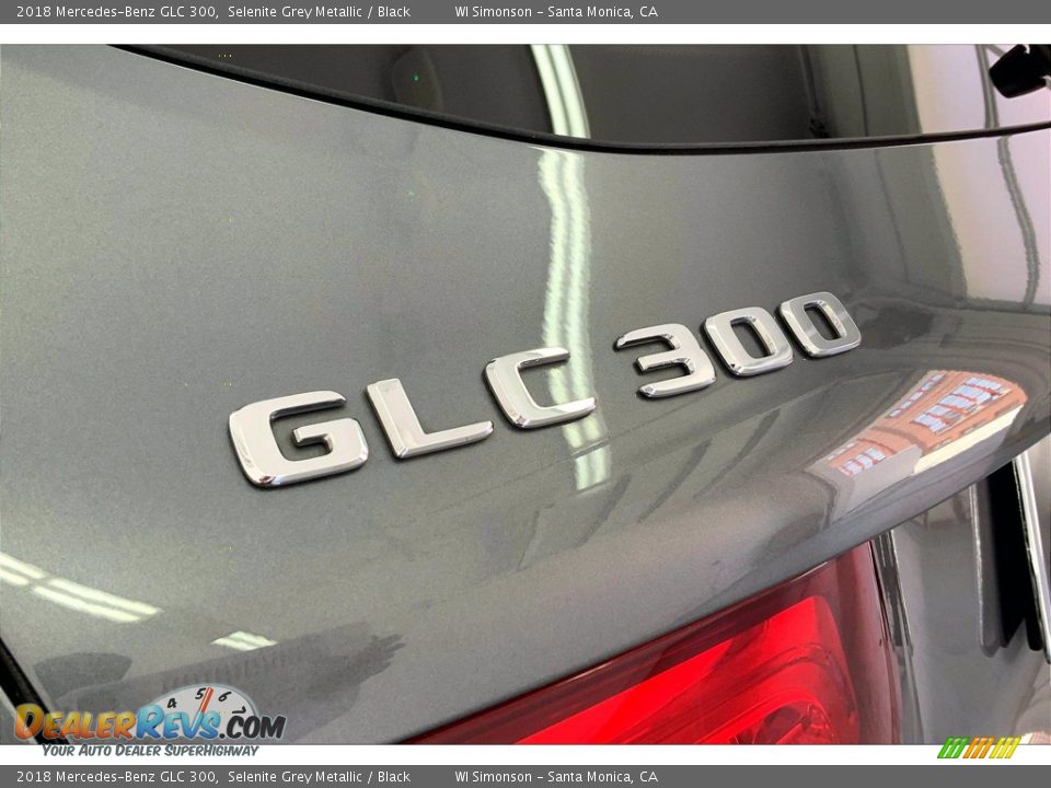 2018 Mercedes-Benz GLC 300 Selenite Grey Metallic / Black Photo #31