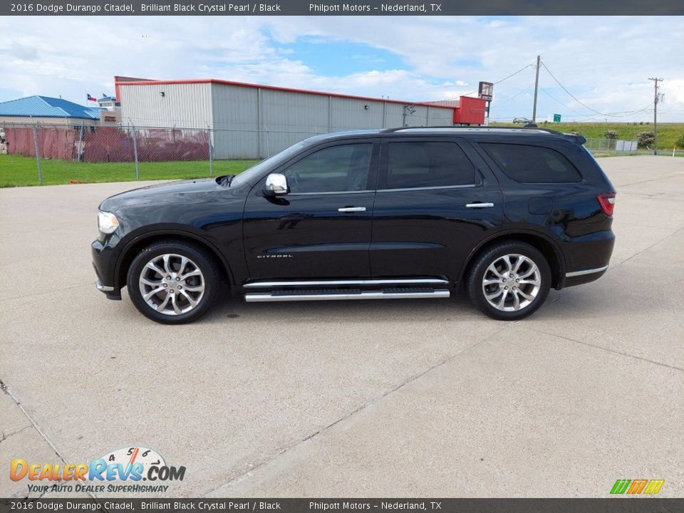 Brilliant Black Crystal Pearl 2016 Dodge Durango Citadel Photo #4