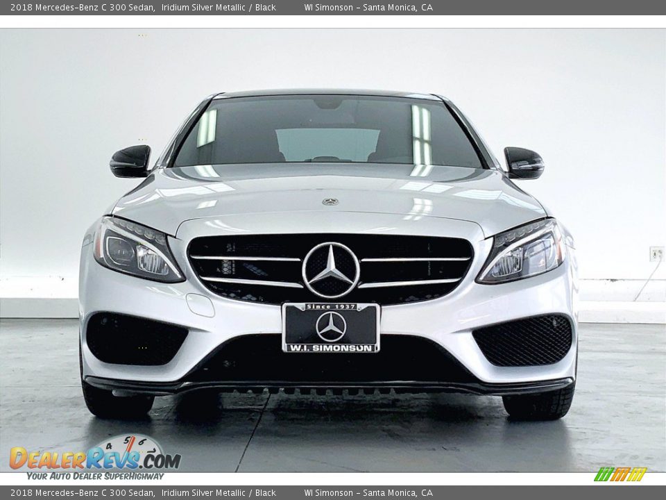 2018 Mercedes-Benz C 300 Sedan Iridium Silver Metallic / Black Photo #2