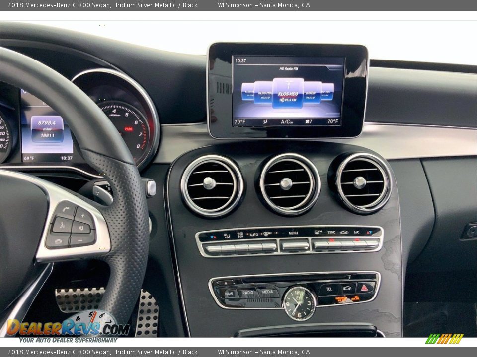 2018 Mercedes-Benz C 300 Sedan Iridium Silver Metallic / Black Photo #5
