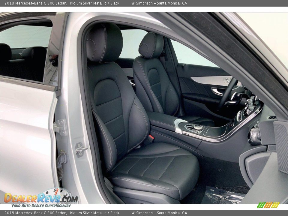 2018 Mercedes-Benz C 300 Sedan Iridium Silver Metallic / Black Photo #6