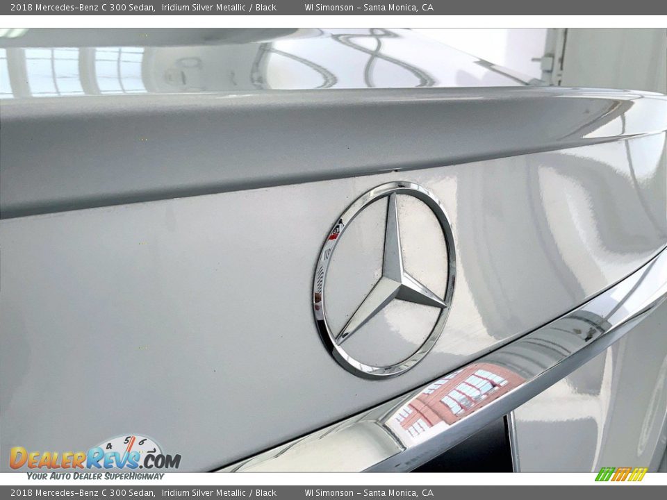 2018 Mercedes-Benz C 300 Sedan Iridium Silver Metallic / Black Photo #7