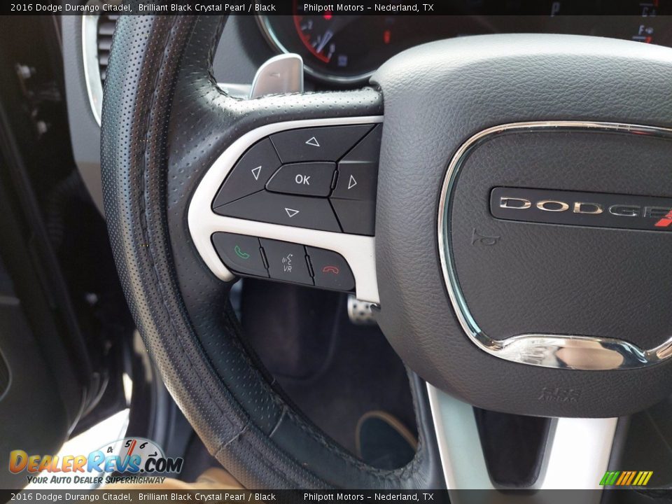 2016 Dodge Durango Citadel Steering Wheel Photo #16