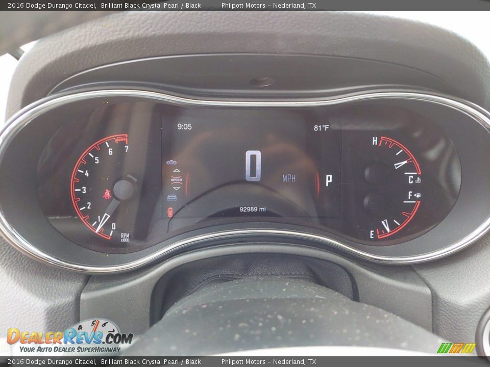 2016 Dodge Durango Citadel Gauges Photo #18