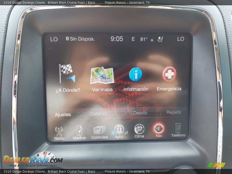 Controls of 2016 Dodge Durango Citadel Photo #22