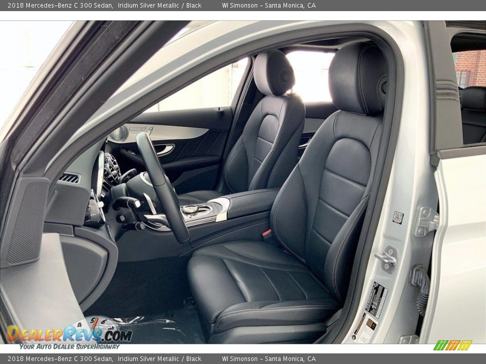 2018 Mercedes-Benz C 300 Sedan Iridium Silver Metallic / Black Photo #18