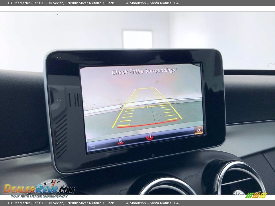 2018 Mercedes-Benz C 300 Sedan Iridium Silver Metallic / Black Photo #24