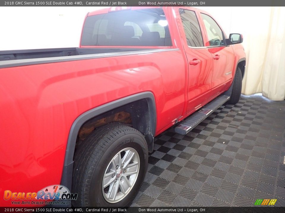 2018 GMC Sierra 1500 SLE Double Cab 4WD Cardinal Red / Jet Black Photo #15
