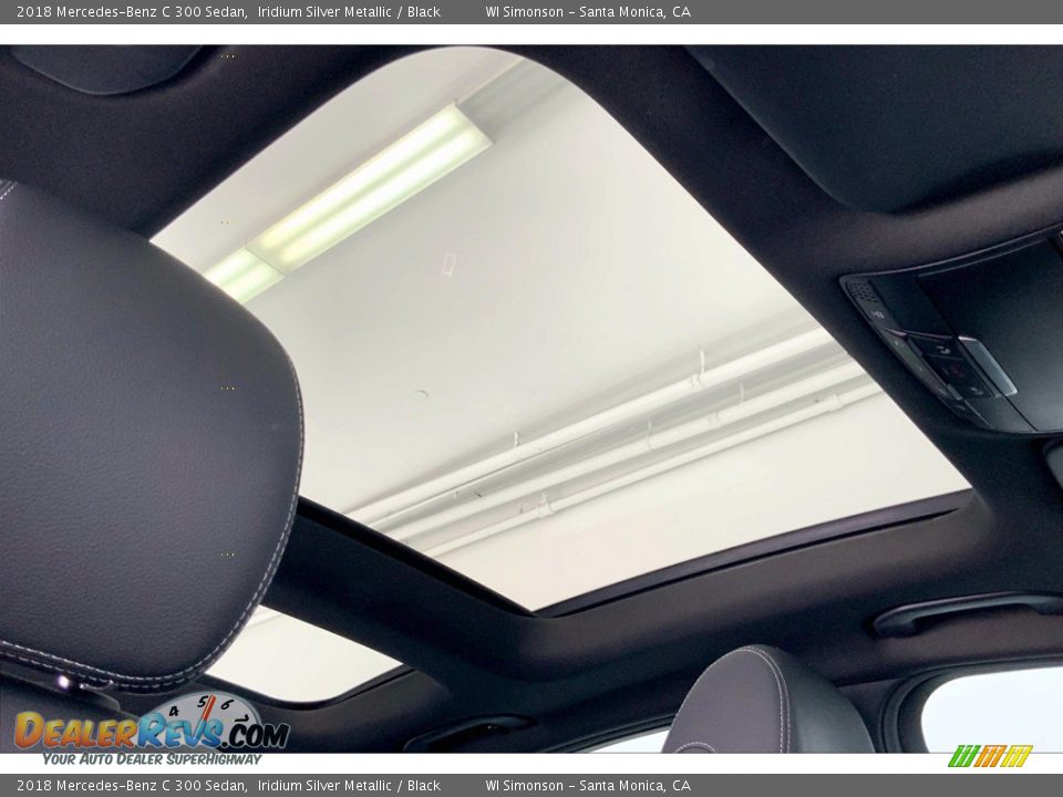 2018 Mercedes-Benz C 300 Sedan Iridium Silver Metallic / Black Photo #25