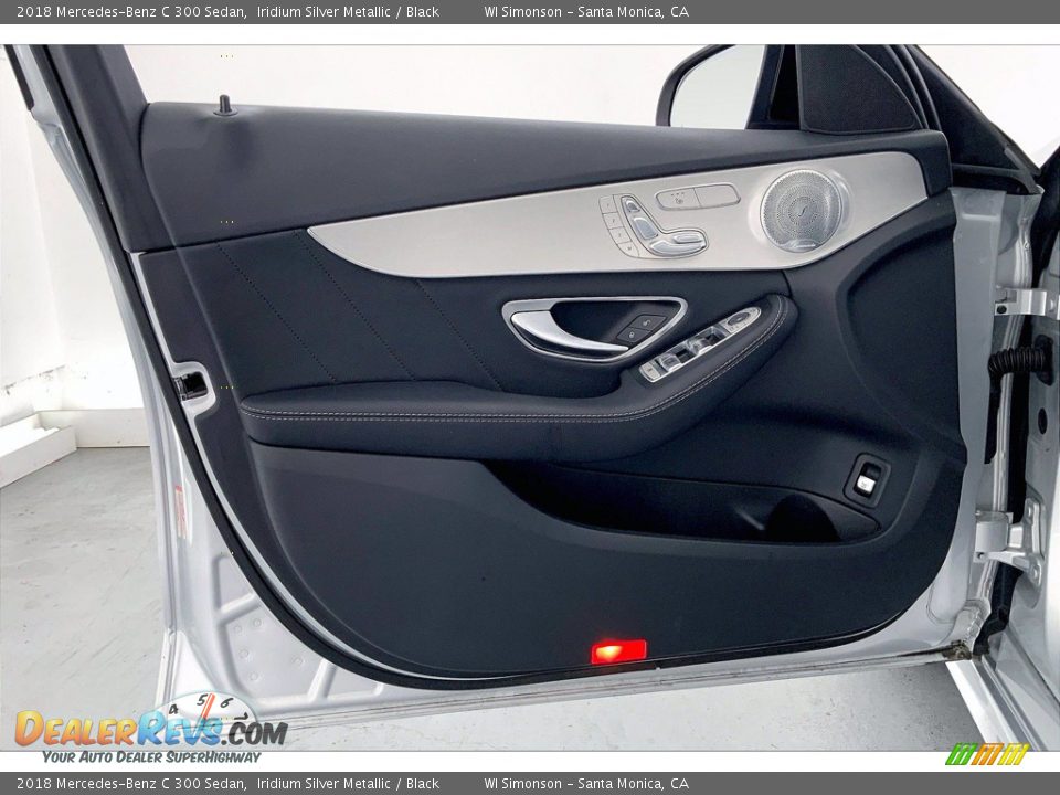 2018 Mercedes-Benz C 300 Sedan Iridium Silver Metallic / Black Photo #26