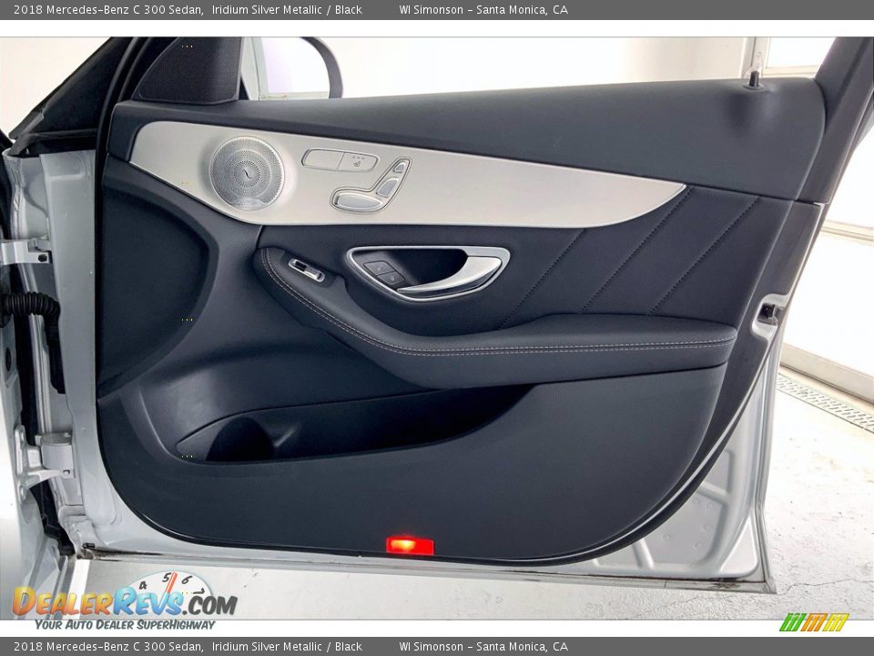 2018 Mercedes-Benz C 300 Sedan Iridium Silver Metallic / Black Photo #27