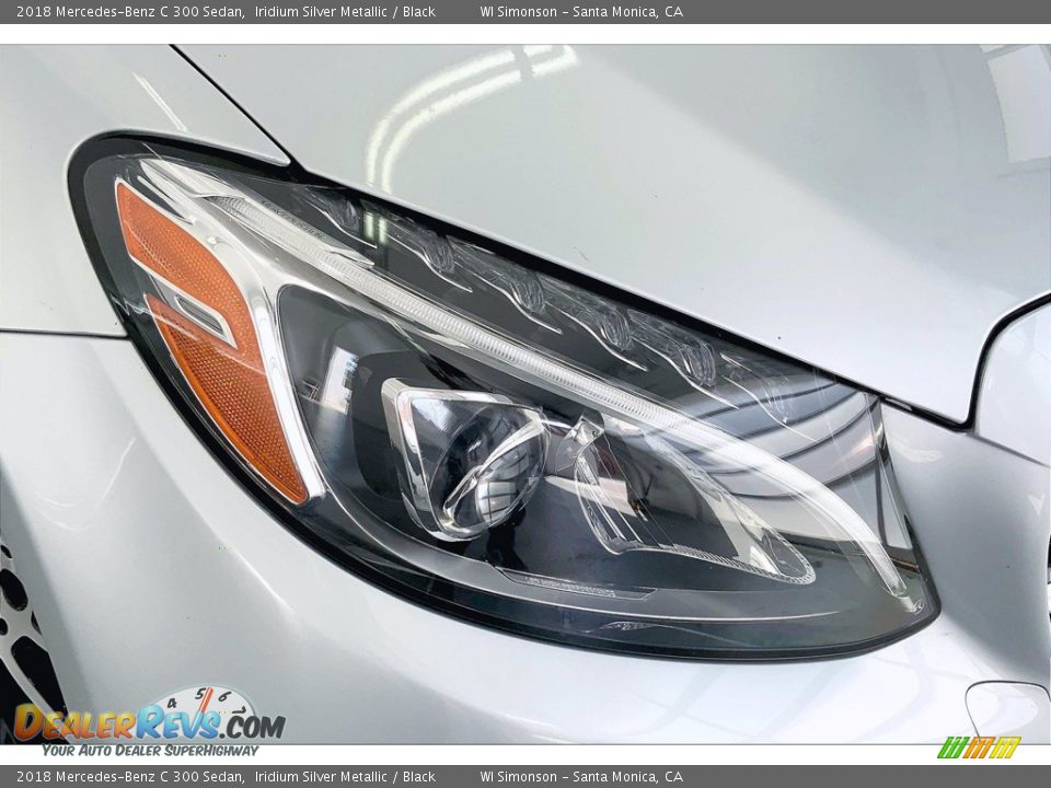 2018 Mercedes-Benz C 300 Sedan Iridium Silver Metallic / Black Photo #28
