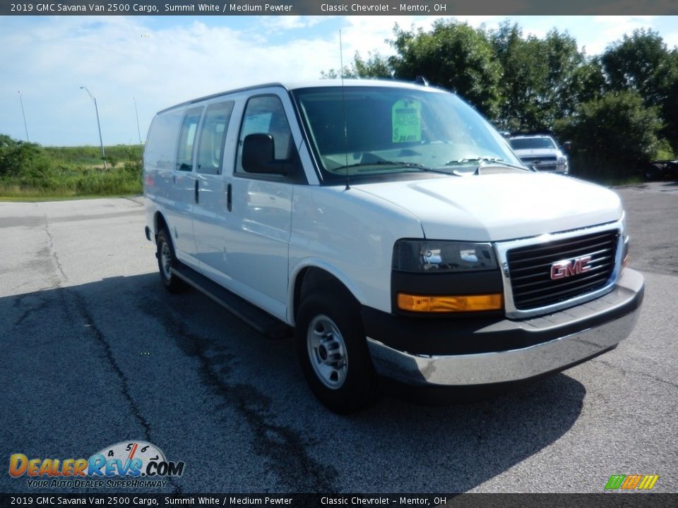 2019 GMC Savana Van 2500 Cargo Summit White / Medium Pewter Photo #3