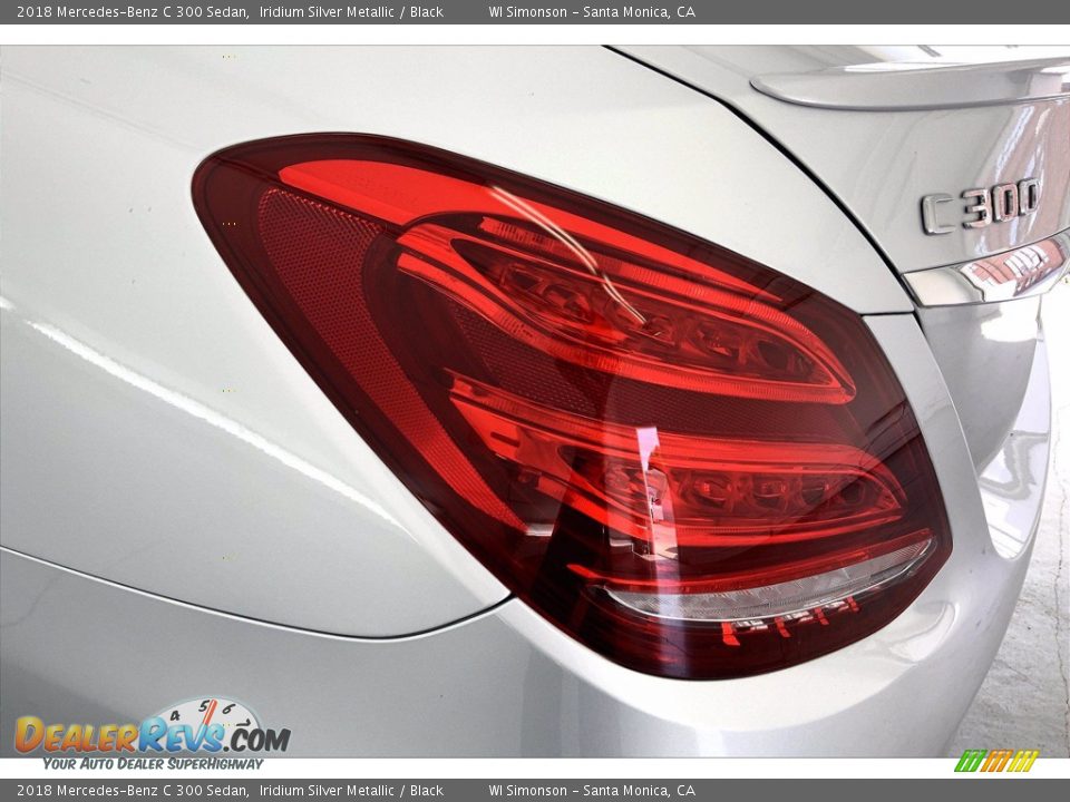 2018 Mercedes-Benz C 300 Sedan Iridium Silver Metallic / Black Photo #29