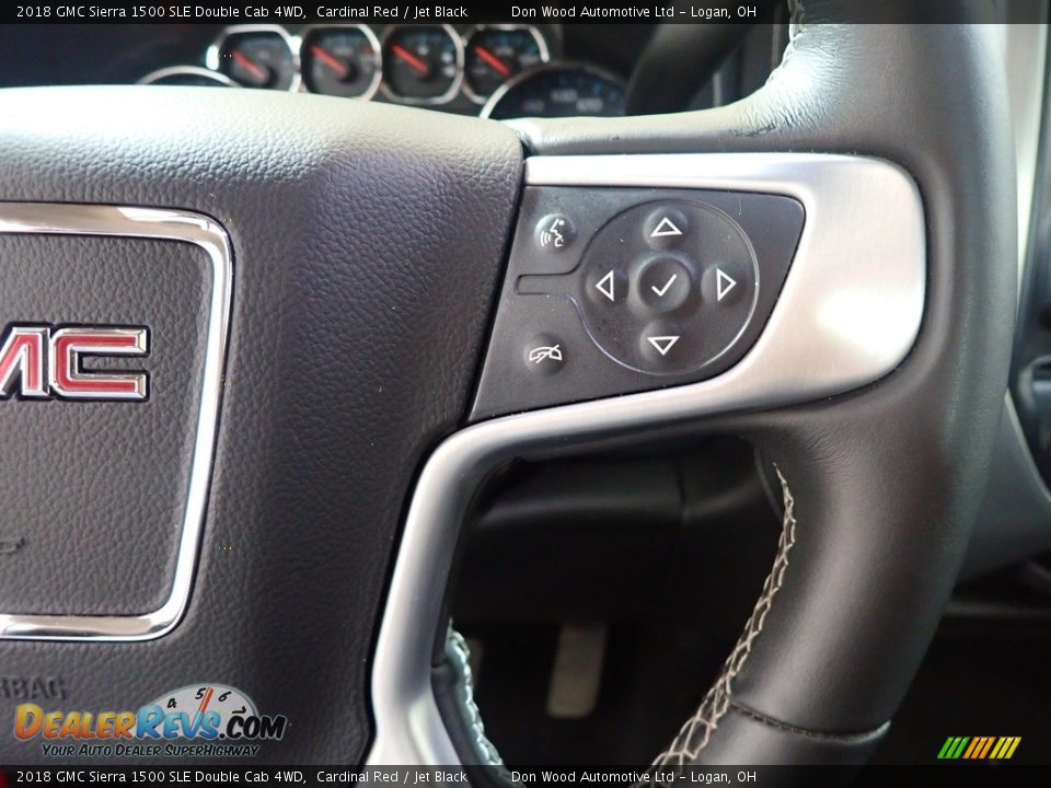 2018 GMC Sierra 1500 SLE Double Cab 4WD Steering Wheel Photo #26